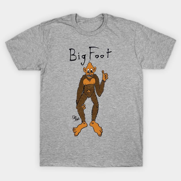 Big foot T-Shirt by Happy Horror Coffee Break